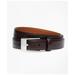 Brooks Brothers Boys Classic Leather Belt | Burgundy | Size 28