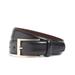 Brooks Brothers Men's Gold Buckle Leather Dress Belt | Black | Size 40