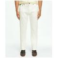 Brooks Brothers Men's Straight Fit Denim Jeans | White | Size 36 34