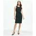 Brooks Brothers Women's The Essential Stretch Wool Sheath Dress | Black | Size 16