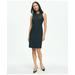 Brooks Brothers Women's The Essential Stretch Wool Sheath Dress | Navy | Size 10