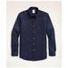 Brooks Brothers Men's Big & Tall Sport Shirt, Irish Linen | Navy | Size 1X