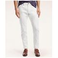 Brooks Brothers Men's Classic Slim Fit Denim Jeans | White | Size 32 32