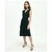 Brooks Brothers Women's Belted Crepe Dress | Black | Size 4