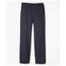 Brooks Brothers Boys Prep Plain-Front Wool Suit Pants | Navy | Size 20