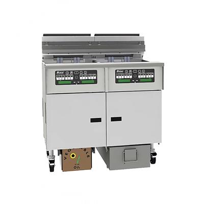 Pitco SELV184X-C/FD Commercial Electric Fryer - (1) 40 lb Vat, Floor Model, 240v/3ph, Stainless Steel