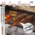 Dengmore Grilling Tools for Outdoor Grill Grilling Basket Set of 1 Heavy Duty Stainless Steel Kebab BBQ Grill Box Tool