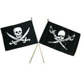 12x18 12 x18 Wholesale Combo Pirate Brethren Coast & Calico Jack Rackham Stick Flag