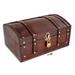 Brynnberg Vintage Pirate Treasure Chest - Handmade Wooden Storage Box with Lock - Durable Decorative Flanders Chest - Perfect Gift Idea!