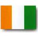 Annin Flagmakers 194165 2 ft. X 3 ft. Nyl-Glo Ivory Coast Flag