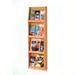 Wooden Mallet Literature Display in 12 Pocket in Light Oak