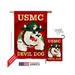 Breeze Decor 08052 Military Devil Dog 2-Sided Vertical Impression House Flag - 28 x 40 in.