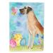 Carolines Treasures BB9628CHF Fawn Natural Great Dane Easter Flag Canvas House Size Large multicolor