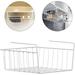 Casewin Under Shelf Basket â€“ Large Wire Basket Shelves for Kitchen Storage â€“ Hanging Storage Basket Ideal for Pantries and Cupboards â€“White