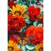 American Forever Monarch Butterflies Garden Flag 12.5 x18 Inch Double Sided Seasonal Yard Outdoor Decorative Summer Sunflowers Roses Butterfly Garden Flag