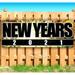 Happy New Year 2021 Customizable 13 oz Banner Heavy-Duty Vinyl Single-Sided With Metal Grommets