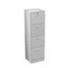 Wilson 4 Drawer Wood Vertical Lockable Filing Cabinet White