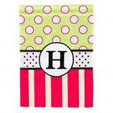 Evergreen Enterprises Inc New Baskerville Peppy Monogram Vertical Flag