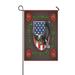 MYPOP American Eagle and Flag Garden Flag 28x40 inches Outdoor Celebrating Holidays Decor