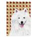 Carolines Treasures SC9218-FLAG-PARENT American Eskimo Fall Leaves Portrait Flag multicolor