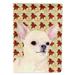 Carolines Treasures SS4384-FLAG-PARENT Chihuahua Fall Leaves Portrait Flag multicolor