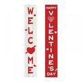 1Set Valentines Day Decorations Banner Door Porch Sign Hanging Love Heart Wall Pendant Door Decoration Valentine Party Supplies