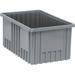 3 Pack of 22 1/2 Deep x 17 1/2 Wide x 12 High Gray Dividable Grid Containers