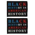 ThisWear Black History Flag Black History is American History 2 Pack Horizontal House Flags Multi