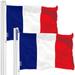 G128 - 2 PACK France French Flag 3x5 ft Printed with Brass Grommets on 150D Polyester