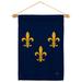 Midwest French American Garden Flag Set Fleur De Lys 13 X18.5 Double-Sided Yard Banner