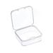 huntermoon Mini Small Storage Containers Square 12Pcs Transparent Jewelry Beaded Case