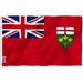Anley Fly Breeze 3x5 Foot Ontario Flag - Canadian Province of Ontario Flags Polyester
