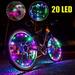 Led Bike Wheel Light - Waterproof Bright Bicycle Tire Lights Strip Safety Spoke Lights Cool Kids Boys Girls Bycicle Accessorie