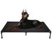 Veehoo Cooling Elevated Dog Bed Portable Raised Pet Cot with Washable Mesh XX-Large Black