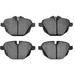 Rear Brake Pad Set - Compatible with 2011 - 2016 BMW 528i 2012 2013 2014 2015