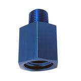 M12 to 1/8 NPT Aluminum Gauge Sensor Sender Thread Adapter Reducer Oil Pressure Sensor Adapter Engine Accessories (Blue)