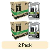 (2 pack) Mobil 1 Advanced Fuel Economy Full Synthetic Motor Oil 0W-20 5 Quart (Pack of 3)