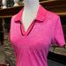 Adidas Tops | Adidas Ladies Pink Heather ‘Nicklaus Golf Course Performance Golf Shirt - Sz Sml | Color: Black/Pink | Size: S