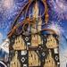 Disney Bags | Disney Dooney & Bourke Disneyland Paris 30th Anniversary Crossbody Purse | Color: Black/Gold | Size: Os