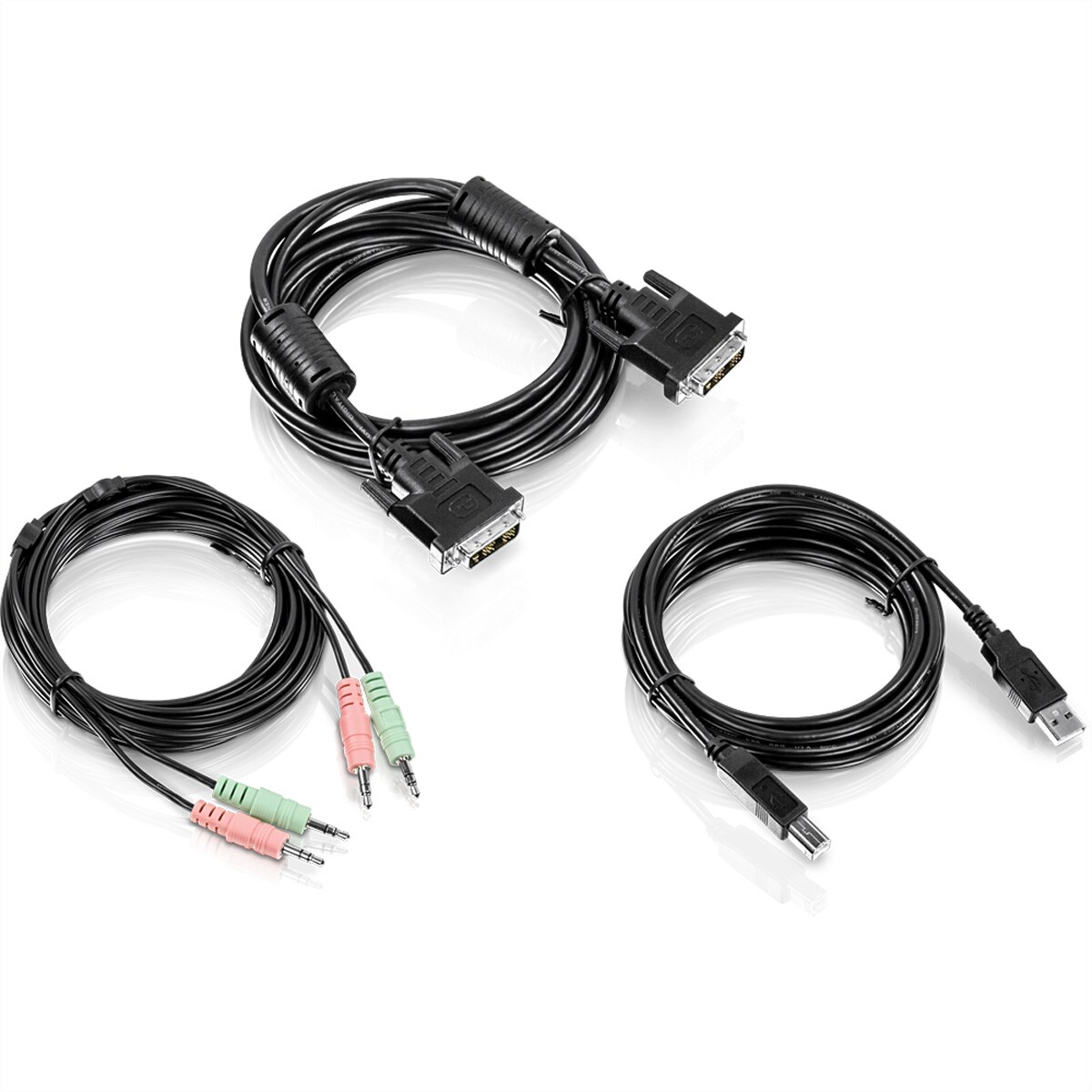 TRENDnet TK-CD10 KVM Kabel Kit 3m DVI-I USB Audio Image