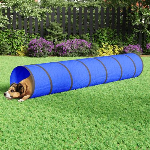 vidaXL Hundetunnel Blau Ø 50×300 cm Polyester