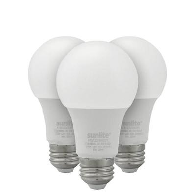 Sunlite 80739 - A19/LED/9W/50K/3PK A19 A Line Pear LED Light Bulb