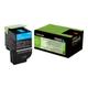 Original Lexmark 70C2HC0 / 702HC Toner Cyan