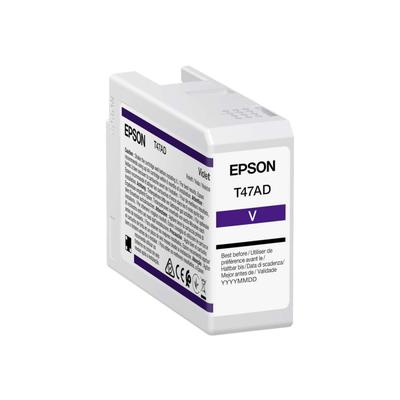 Original Epson C13T47AD00 / T47AD Druckerpatrone Violett