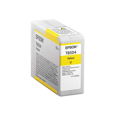 Original Epson C13T850400 / T8504 Druckerpatrone Gelb