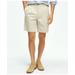 Brooks Brothers Men's 8" Pleat Front Stretch Advantage Chino Shorts | Stone | Size 40