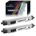 Amateck Compatible Toner Cartridge Replacement for 106R01217 Black 2 Pack for Phaser 6360 Phaser 6360DN Phaser 6360DT Phaser 6360DX Phaser 6360N