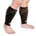 CopperJoint Compression Calf Sleeves for Men and Women | High Performance Leg Compression Sleeve for Athletes | Footless Shin Splints Pain Relief Socks | Unisex | Black | Pair | 2XL