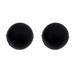 Tennis Vibration Dampeners 18mm Silicone Ball Tennis Racket/Racquet Strings Shock Absorber (2-pack Black)