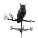 Iron Weather Vane Wind Direction Outdoor Garden Stake Farm Roof Mount Direction Indicator Decor Wind